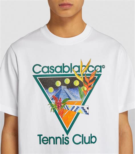 casablanca t shirt tennis club.